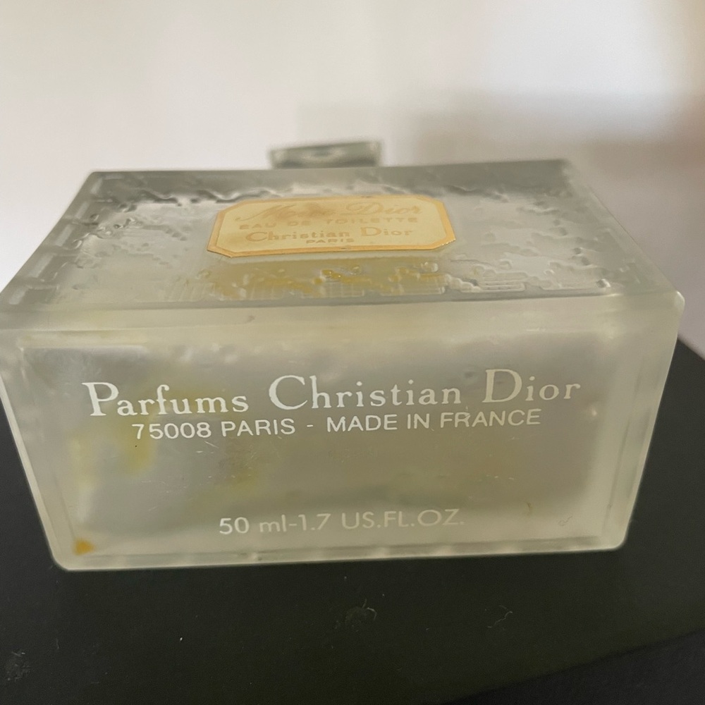 Dior Miss Dior Empty VintageBottle - Frosted White - Picture 2 of 2